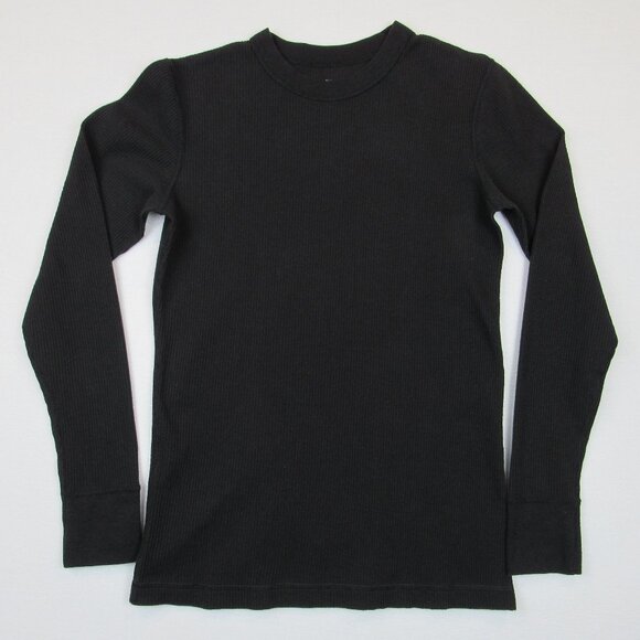 Magellan Outdoors Thermal Shirt Women 's Size S Long Sleeve Black Top - Picture 1 of 4